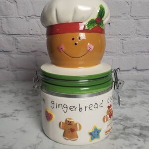 Ceramic Christmas Cookie Jar